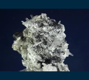 MMH-13 Arsenopyrite with Jamesonite and Quartz from Yaogangxian Mine, Yizhang Co., Chenzhou Prefecture, Hunan, China MMH-13 Arsenopyrite with Jamesonite and Quartz from Yaogangxian Mine, Yizhang Co., Chenzhou Prefecture, Hunan, China
