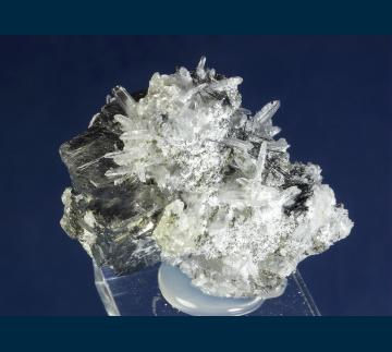 MMH-13 Arsenopyrite with Jamesonite and Quartz from Yaogangxian Mine, Yizhang Co., Chenzhou Prefecture, Hunan, China MMH-13 Arsenopyrite with Jamesonite and Quartz from Yaogangxian Mine, Yizhang Co., Chenzhou Prefecture, Hunan, China