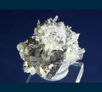 MMH-13 Arsenopyrite with Jamesonite and Quartz from Yaogangxian Mine, Yizhang Co., Chenzhou Prefecture, Hunan, China MMH-13 Arsenopyrite with Jamesonite and Quartz from Yaogangxian Mine, Yizhang Co., Chenzhou Prefecture, Hunan, China