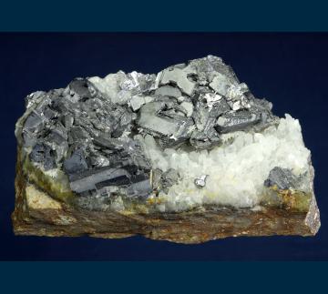 MMH-22 Galena (Argentiferous) with Quartz from Commodore Mine, Creede District, Creede, Mineral County, Colorado, USA MMH-22 Galena (Argentiferous) with Quartz from Commodore Mine, Creede District, Creede, Mineral County, Colorado, USA
