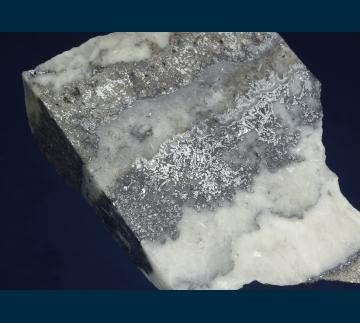 Silver ore (polished section) - United States of America - MMH-31