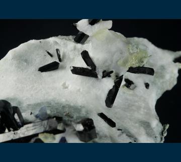 SBC-04 Joaquinite, Neptunite, Benitoite from Dallas Gem Mine area, New Idria District, Diablo Range, San Benito Co., California, USA SBC-04 Joaquinite, Neptunite, Benitoite from Dallas Gem Mine area, New Idria District, Diablo Range, San Benito Co., California, USA