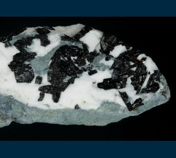 SBC-10 Neptunite on Natrolite from Dallas Gem Mine area, New Idria District, Diablo Range, San Benito Co., California, USA SBC-10 Neptunite on Natrolite from Dallas Gem Mine area, New Idria District, Diablo Range, San Benito Co., California, USA