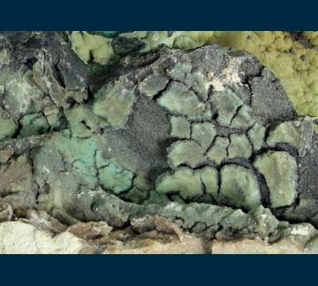 AZM-02 Malachite and Chrysocolla from Inspiration Mine, Globe-Miami District, near Globe, Gila County, Arizona, USA