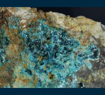 JL2-01 Caledonite from Reward Mine, Russ District, Inyo Co., California, USA JL2-01 Caledonite from Reward Mine, Russ District, Inyo Co., California, USA