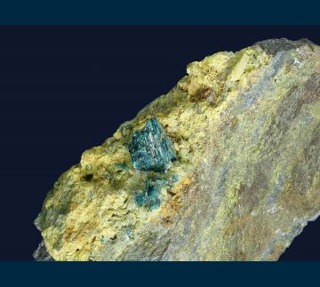 JL2-04 Caledonite on Perite from Reward Mine, Russ District, Inyo Co., California, USA JL2-04 Caledonite on Perite from Reward Mine, Russ District, Inyo Co., California, USA