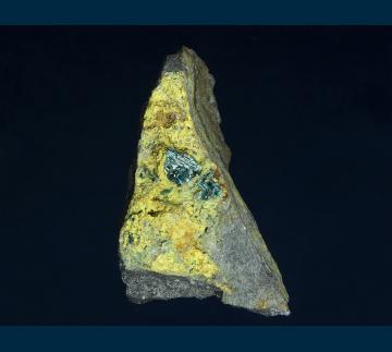 JL2-04 Caledonite on Perite from Reward Mine, Russ District, Inyo Co., California, USA JL2-04 Caledonite on Perite from Reward Mine, Russ District, Inyo Co., California, USA