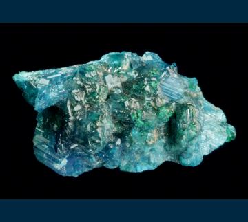 JL2-09 Caledonite from Reward Mine, Russ District, Inyo Co., California, USA