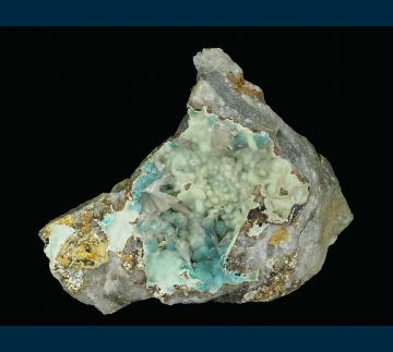 JL3-01 Hemimorphite from Reward Mine, Russ District, Inyo Co., California, USA JL3-01 Hemimorphite from Reward Mine, Russ District, Inyo Co., California, USA