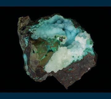 JL3-03 Drusy Quartz on Chrysocolla from Reward Mine, Russ District, Inyo Co., California, USA JL3-03 Drusy Quartz on Chrysocolla from Reward Mine, Russ District, Inyo Co., California, USA