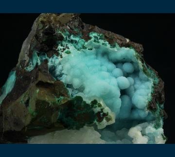 JL3-03 Drusy Quartz on Chrysocolla from Reward Mine, Russ District, Inyo Co., California, USA JL3-03 Drusy Quartz on Chrysocolla from Reward Mine, Russ District, Inyo Co., California, USA