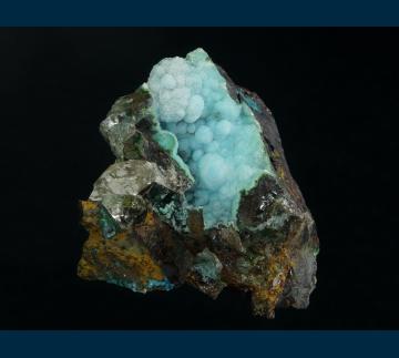 JL3-08 Chrysocolla from Reward Mine, Russ District, Inyo Co., California, USA