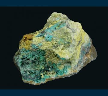 JL3-12 Caledonite on Perite from Reward Mine, Russ District, Inyo Co., California, USA JL3-12 Caledonite on Perite from Reward Mine, Russ District, Inyo Co., California, USA