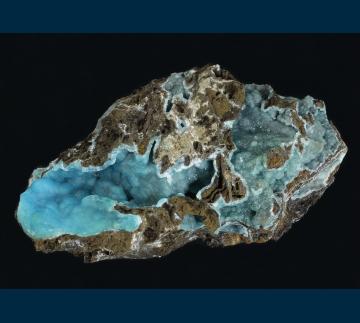 CHY-02 Hemimorphite from Wenshan Mine, Wenshan Co., Wenshan Autonomous Prefecture, Yunnan Province, China