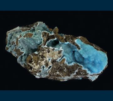 CHY-02 Hemimorphite from Wenshan Mine, Wenshan Co., Wenshan Autonomous Prefecture, Yunnan Province, China