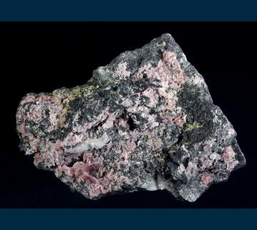 CRG-03 Rhodochrosite and Fluorite from Wutong Mine (Wudong Mine), Liubao, Cangwu Co., Wuzhou Prefecture, Guangxi Zhuang A.R., China