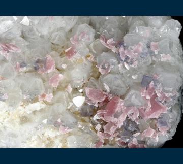 CRG-05 Fluorite and Rhodochrosite on Quartz from Wutong Mine (Wudong Mine), Liubao, Cangwu Co., Wuzhou Prefecture, Guangxi Zhuang A.R., China