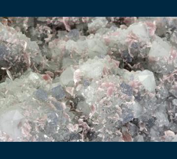 CRG-07 Fluorite and Rhodochrosite on Quartz from Wutong Mine (Wudong Mine), Liubao, Cangwu Co., Wuzhou Prefecture, Guangxi Zhuang A.R., China