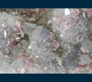 CRG-07 Fluorite and Rhodochrosite on Quartz from Wutong Mine (Wudong Mine), Liubao, Cangwu Co., Wuzhou Prefecture, Guangxi Zhuang A.R., China