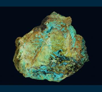 RG0389-3 Chrysocolla from Cerro Gordo Mine, Cerro Gordo District, Inyo County, California, USA