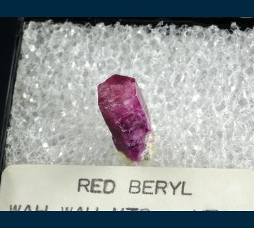 TN336 Red Beryl from Wah Wah Mountains, Beaver Co., Utah, USA TN336 Red Beryl from Wah Wah Mountains, Beaver Co., Utah, USA
