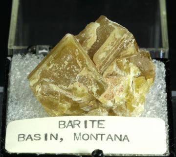 TN354 Barite from Indian Head Rock, Deerlodge National Forest, west of Basin, Jefferson Co., Montana, USA TN354 Barite from Indian Head Rock, Deerlodge National Forest, west of Basin, Jefferson Co., Montana, USA