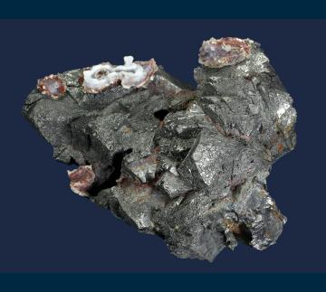 UTH-25 Magnetite with Quartz (var. Chalcedony) from Iron Springs District (Three Peaks), Iron Co., Utah, USA