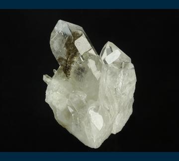 CL-07 Quartz with Chlorite inclusions from White Mts., Inyo Co., California, USA CL-07 Quartz with Chlorite inclusions from White Mts., Inyo Co., California, USA