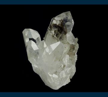 CL-07 Quartz with Chlorite inclusions from White Mts., Inyo Co., California, USA CL-07 Quartz with Chlorite inclusions from White Mts., Inyo Co., California, USA
