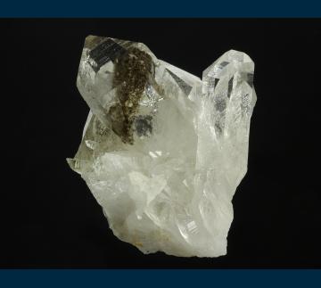 CL-07 Quartz with Chlorite inclusions from White Mts., Inyo Co., California, USA CL-07 Quartz with Chlorite inclusions from White Mts., Inyo Co., California, USA
