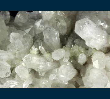 CL-16 Prehnite on Quartz from Prehnite prospect, Pine Creek area, Bishop District, Inyo Co., California, USA CL-16 Prehnite on Quartz from Prehnite prospect, Pine Creek area, Bishop District, Inyo Co., California, USA