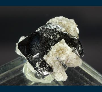 JBL-06 Bixbyite with Topaz from Solar Wind claim, Thomas Range, Juab Co., Utah, USA JBL-06 Bixbyite with Topaz from Solar Wind claim, Thomas Range, Juab Co., Utah, USA