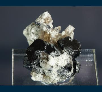 JBL-11 Bixbyite with Topaz from Solar Wind claim, Thomas Range, Juab Co., Utah, USA JBL-11 Bixbyite with Topaz from Solar Wind claim, Thomas Range, Juab Co., Utah, USA