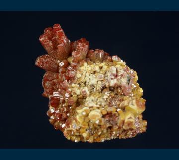 BG18-01 Vanadinite from North Geronimo Mine, Silver District, Trigo Mts., La Paz County, Arizona, USA BG18-01 Vanadinite from North Geronimo Mine, Silver District, Trigo Mts., La Paz County, Arizona, USA
