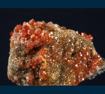 BG18-06 Vanadinite from North Geronimo Mine, Silver District, Trigo Mts., La Paz County, Arizona, USA BG18-06 Vanadinite from North Geronimo Mine, Silver District, Trigo Mts., La Paz County, Arizona, USA