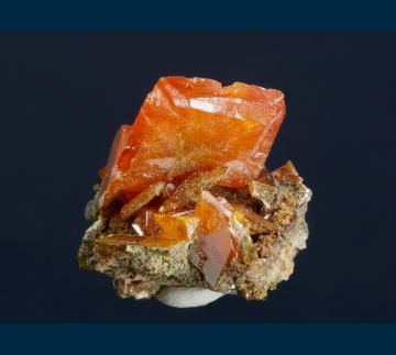 BG18-12 Wulfenite from Red Cloud Mine, Silver District, Trigo Mts., La Paz County, Arizona, USA BG18-12 Wulfenite from Red Cloud Mine, Silver District, Trigo Mts., La Paz County, Arizona, USA