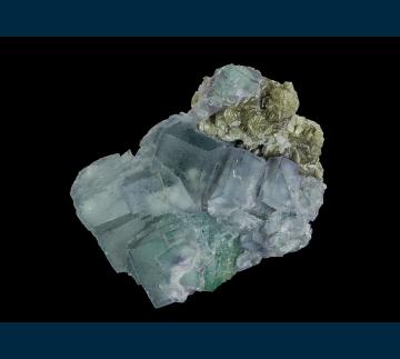F422 Fluorite with mica from Xianghualing Mine, Chenzhou County, Hunan Province, China F422 Fluorite with mica from Xianghualing Mine, Chenzhou County, Hunan Province, China