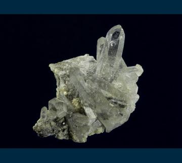 Q324 Quartz with Bismuthinite from Yaogangxian Mine, Yizhang Co., Chenzhou Prefecture, Hunan, China