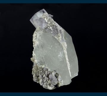 Q030 Quartz with Fluorite, Scheelite, Arsenopyrite, Dolomite, Stannite from Yaogangxian Mine, Yizhang Co., Chenzhou Prefecture, Hunan, China
