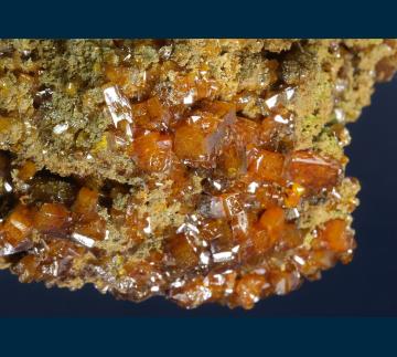 BG18-13 Wulfenite with Descloizite, Mottramite? from Erupcion/Ahumada Mine, Los Lamentos District, Sierra de Los Lamentos, Municipio de Ahumada, Chihuahua, Mexico