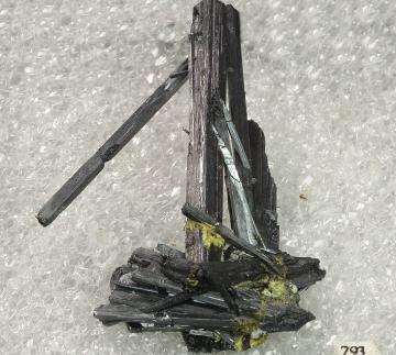 PE793 Stibnite from Quien Sabe Mine, Stayton District, Hollister, San Benito County, California, USA PE793 Stibnite from Quien Sabe Mine, Stayton District, Hollister, San Benito County, California, USA