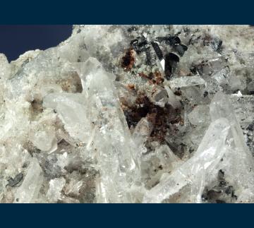 BG18-14 Hematite and Quartz from Veta Grande claim, Middle Camp-Oro Fino District, Dome Rock Mts, La Paz Co., Arizona, USA