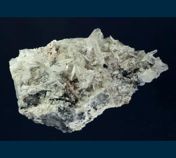 BG18-14 Hematite and Quartz from Veta Grande claim, Middle Camp-Oro Fino District, Dome Rock Mts, La Paz Co., Arizona, USA