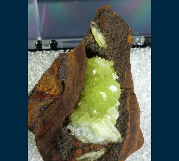 BG18-15 Adamite from Ojuela Mine, Mapimi District, Bufa de Mapimi, Mun. de Mapimi, Durango, Mexico
