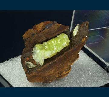 BG18-15 Adamite from Ojuela Mine, Mapimi District, Bufa de Mapimi, Mun. de Mapimi, Durango, Mexico