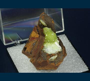 BG18-15 Adamite from Ojuela Mine, Mapimi District, Bufa de Mapimi, Mun. de Mapimi, Durango, Mexico