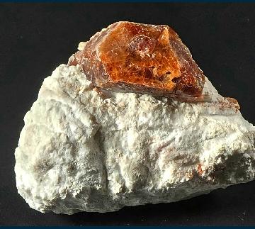 BG19-01 Grossular garnet from Cerro de Moka, Sierra de Cruces, Mun. de Sierra Mojada, Coahuila, Mexico