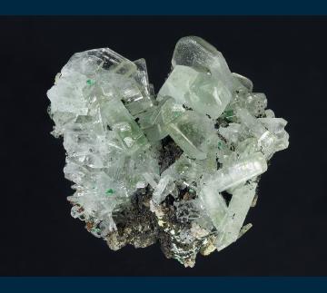 DRC-15 Barite and Malachite from Shangulowe Mine, Katanga Province, Democratic Republic of Congo DRC-15 Barite and Malachite from Shangulowe Mine, Katanga Province, Democratic Republic of Congo