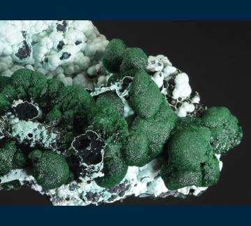 DRC-20 Malachite on Chrysocolla from L'Etoile du Congo Mine (Star of the Congo Mine), Lubumbashi, Katanga (Shaba), Democratic Republic of Congo (Zaire) DRC-20 Malachite on Chrysocolla from L'Etoile du Congo Mine (Star of the Congo Mine), Lubumbashi, Katanga (Shaba), Democratic Republic of Congo (Zaire)