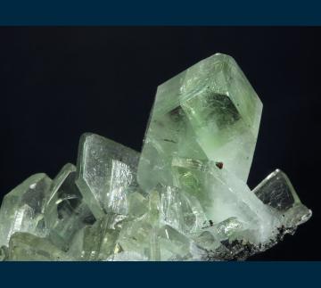 DRC-18 Barite and Malachite from Shangulowe Mine, Katanga Province, Democratic Republic of Congo